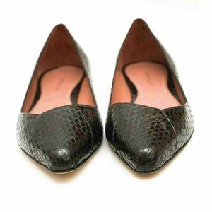 Derek Lam Snakeskin Ballet Flats
